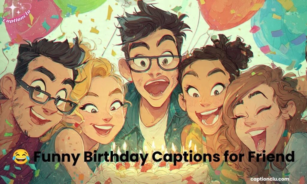 Funny Birthday Captions for Friend