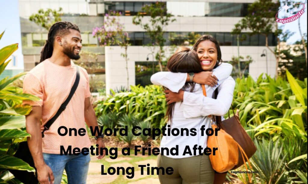 One Word Captions for Meeting a Friend After Long Time
