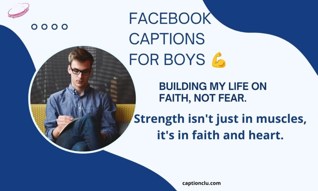 Facebook Captions For Boys 💪