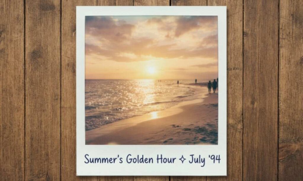 Goodbye July Sunset Captions for Golden Hour Pictures