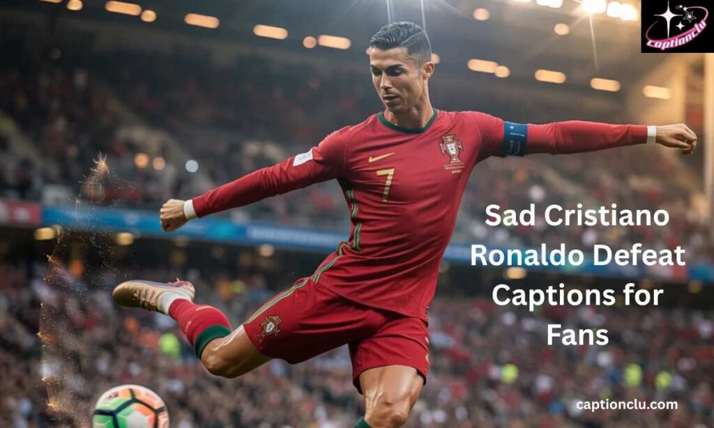 Sad Cristiano Ronaldo Defeat Captions for Fans