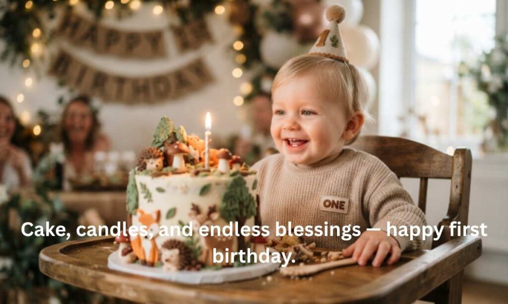 1st Birthday Cake Captions for Sweet Memories