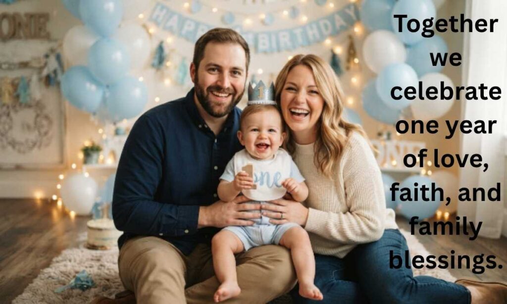 1st Birthday Captions for Family Photos