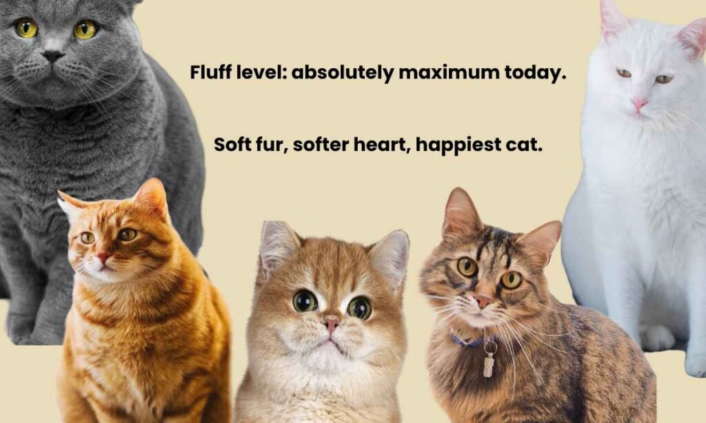 Fluffy Cat Captions for Instagram