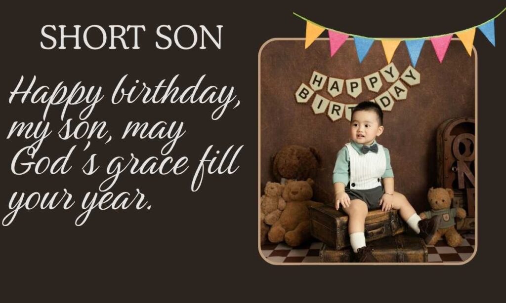 🎂 Birthday Short Son Captions