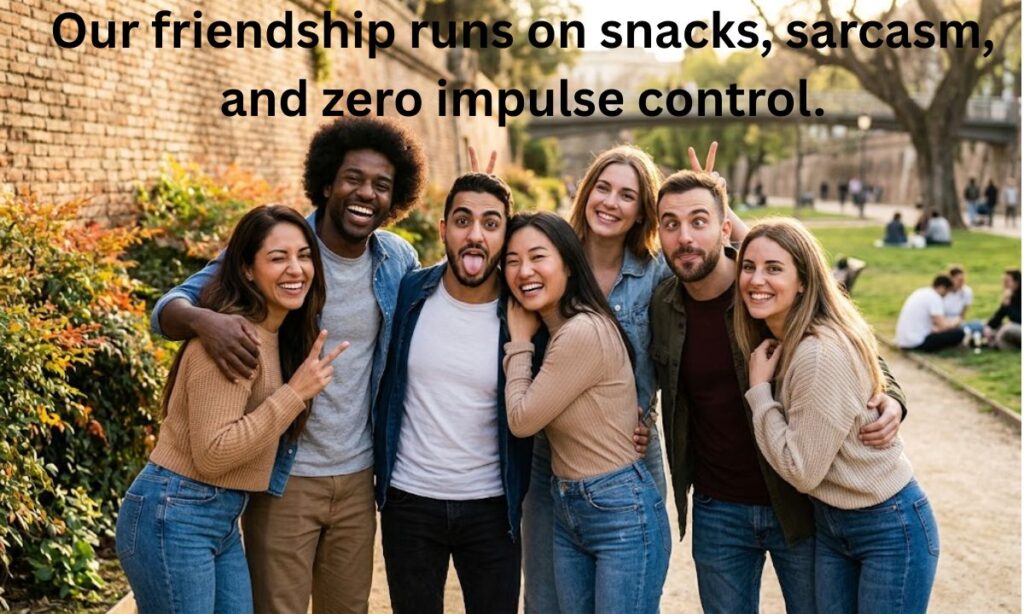 Funny Crazy Friends Captions for Instagram