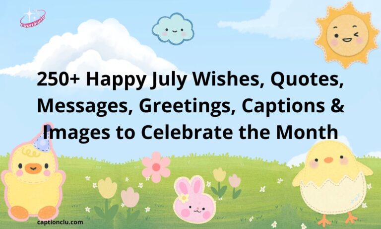 250+ Happy July Wishes, Quotes, Messages, Greetings, Captions & Images to Celebrate the Month