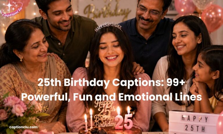 25th Birthday Captions: 99+ Powerful, Fun and Emotional Lines