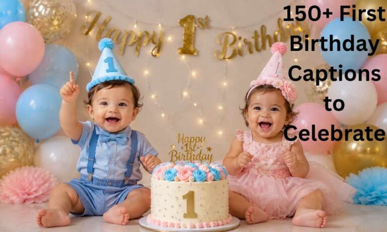 150+ First Birthday Captions to Celebrate