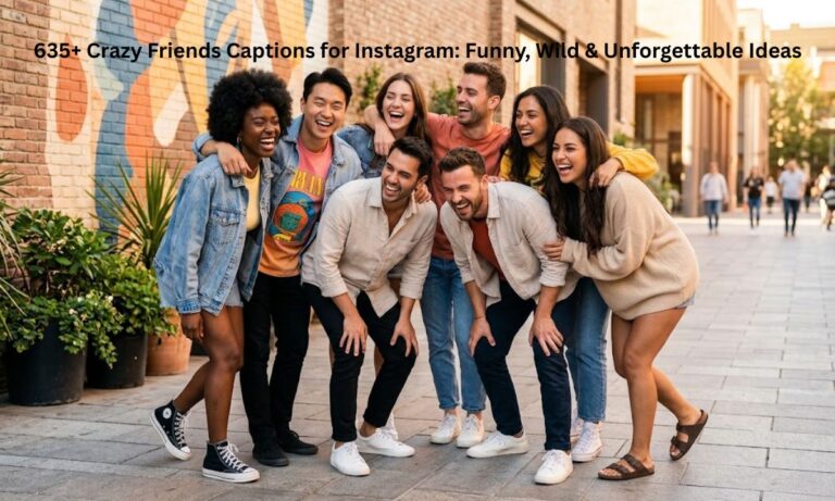635+ Crazy Friends Captions for Instagram Funny, Wild & Unforgettable Ideas